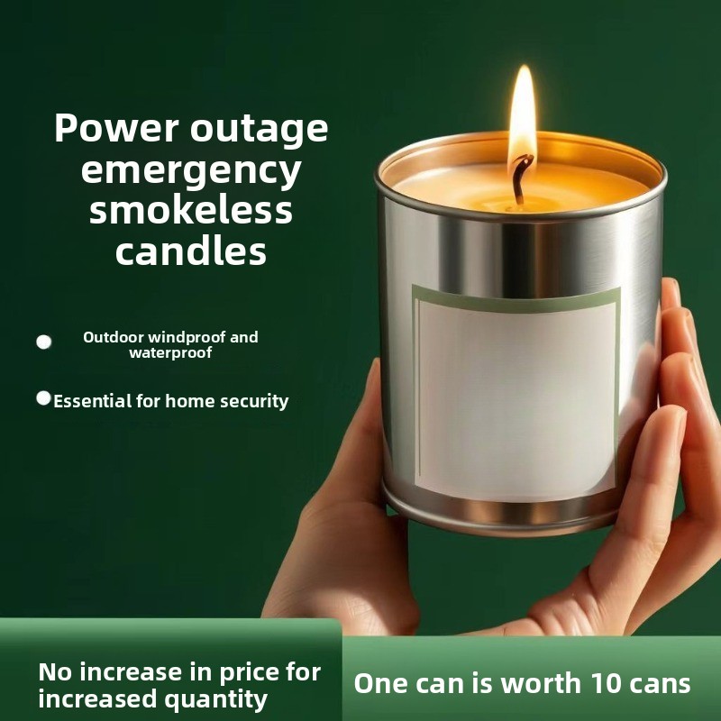 Power Outage Light - เทียนป้องกันภัยพิบัติฉุกเฉิน ไร้ควัน ไร้กลิ่น กันน้ำ กันลม สำหรับไฟดับในบ้านและแสงสว่างภายนอกอาคาร