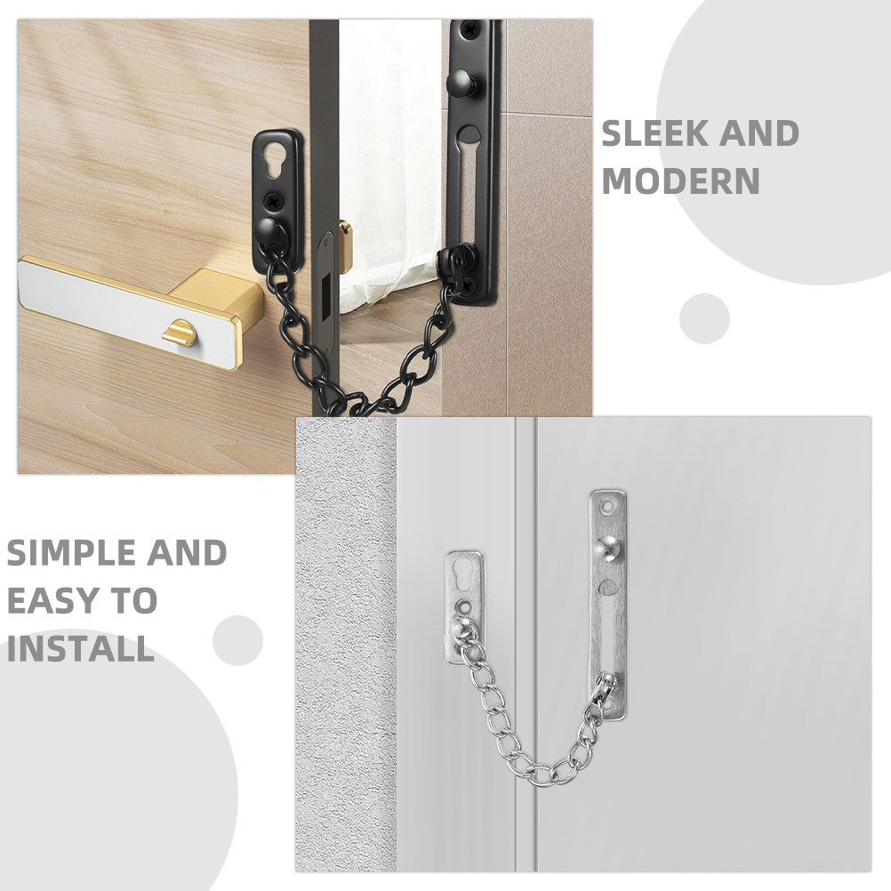 ชุดล็อคประตูแบบโซ่สแตนเลส 2 ชิ - Security Chain Door บทวิจารณ์และราคา