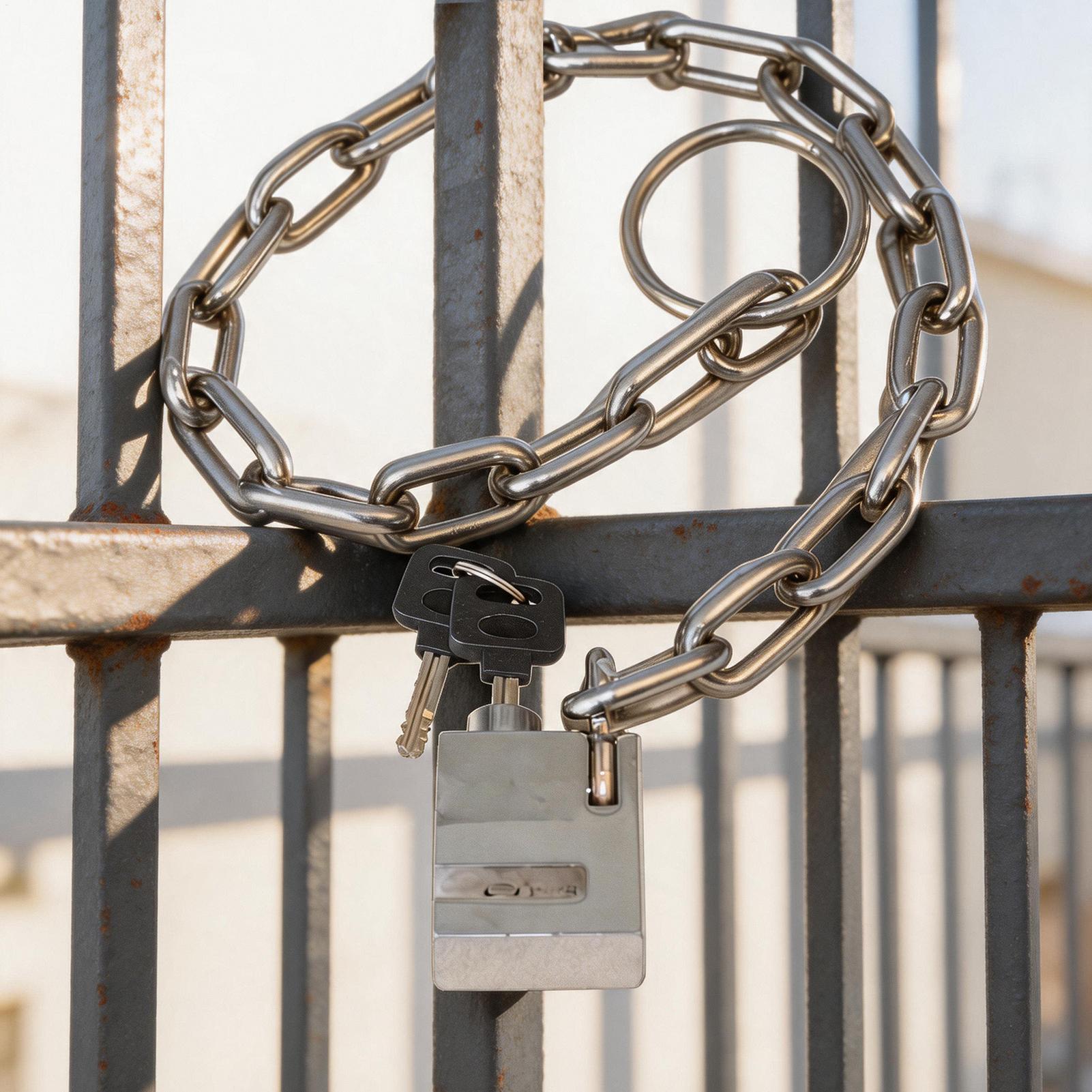 กุญแจล็อคโซ่จักรยานแบบหนาพิเศษ - Security Chain Door บทวิจารณ์และราคา