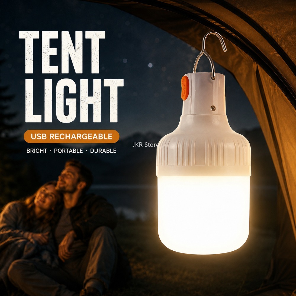 ไฟแคมป์ปิ้งแบบชาร์จ USB ได้ โค - Power Outage Light บทวิจารณ์และราคา