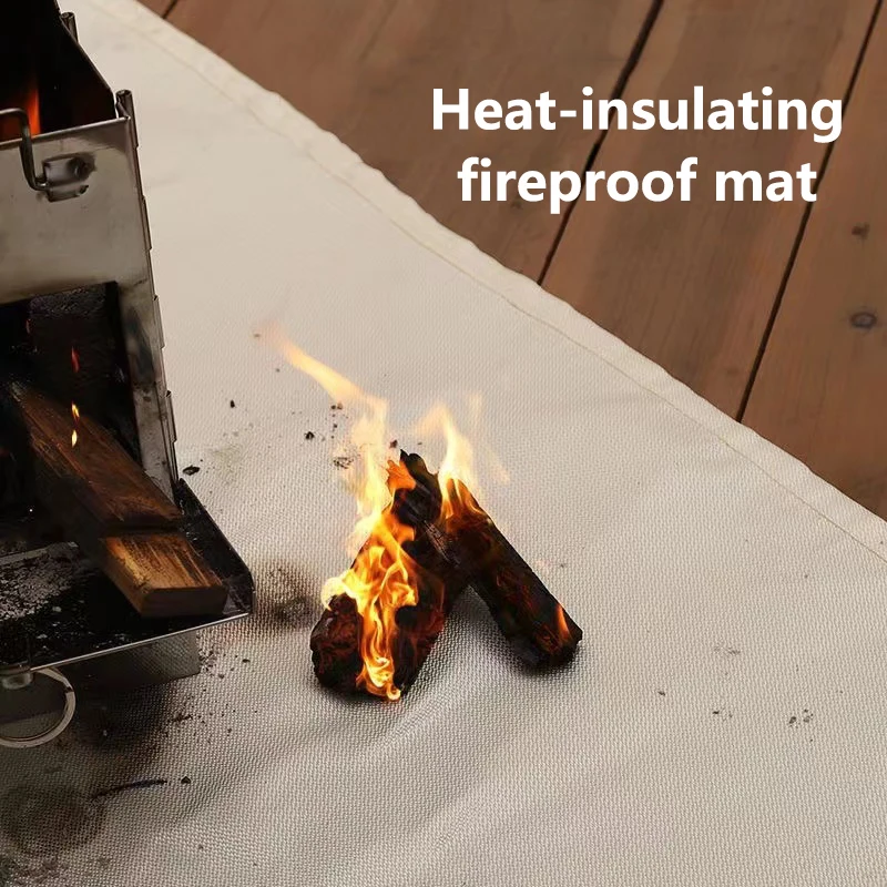 Outdoor Camping ผ้าทนไฟปิกนิกบ - Fire Blanket Kitchen บทวิจารณ์และราคา