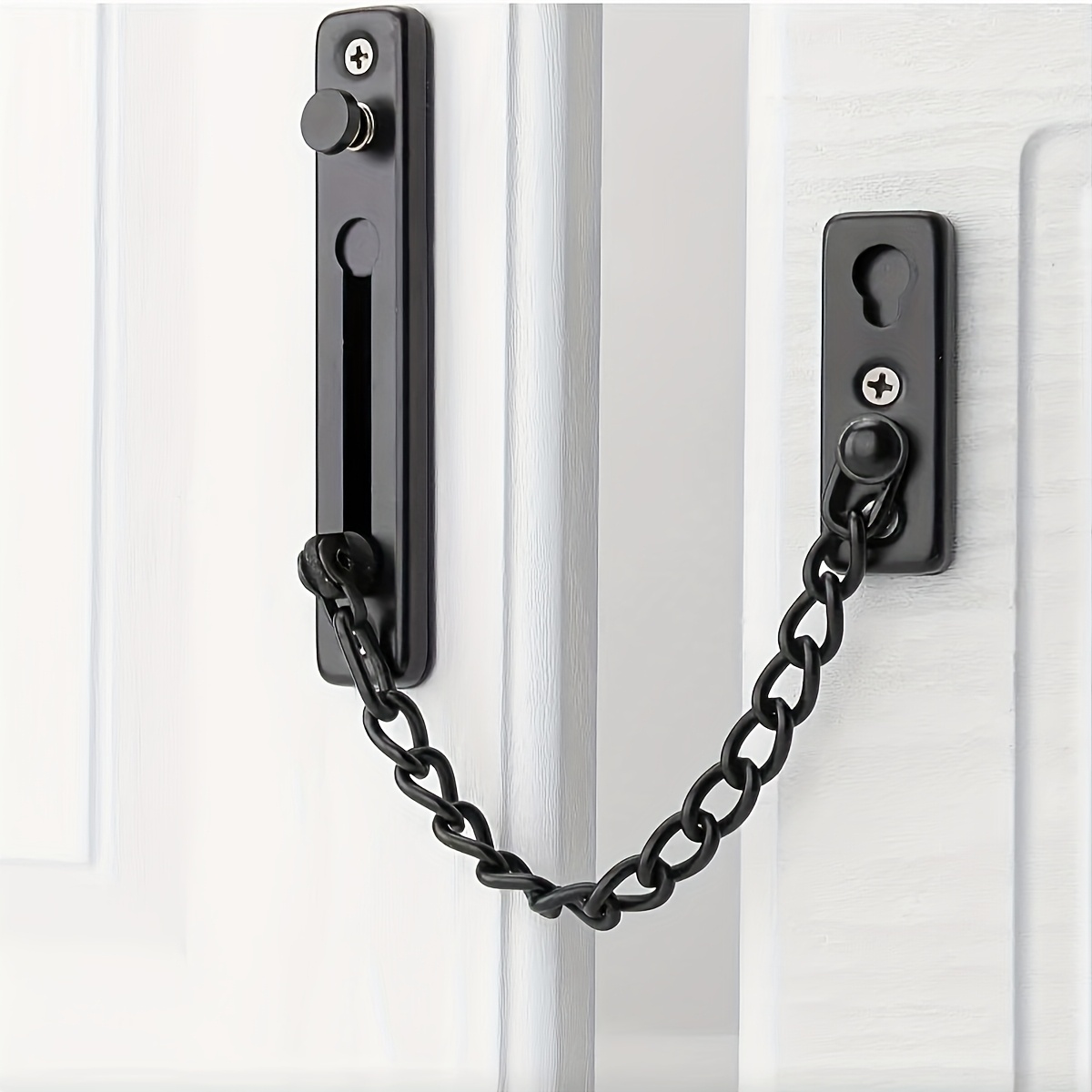 โซ่ล็อคประตู 1 ชิ้น พร้อมสปริง - Security Chain Door บทวิจารณ์และราคา