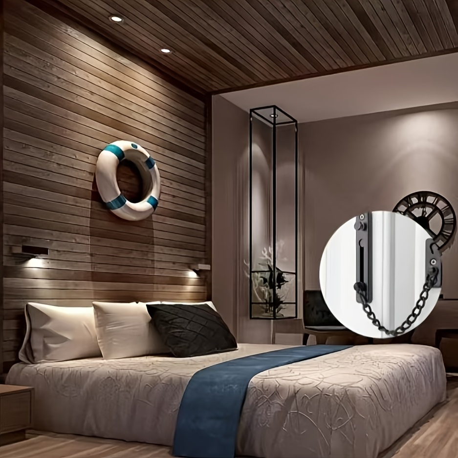 โซ่ล็อคประตู 1 ชิ้น พร้อมสปริง - Security Chain Door บทวิจารณ์และราคา