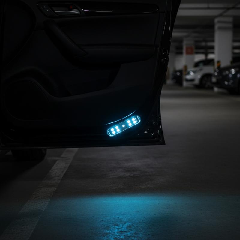 ไฟประตูรถยนต์ LED ใหม่ ไฟตกแต่ - Emergency Exit Sign บทวิจารณ์และราคา