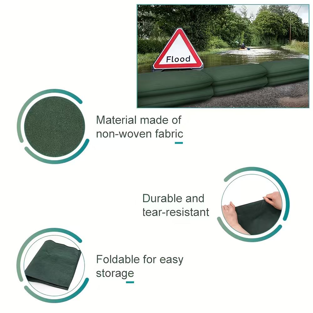 ถุงทรายกันน้ำที่ใช้งานด้วยน้ำ  - Flood Barrier Bag บทวิจารณ์และราคา