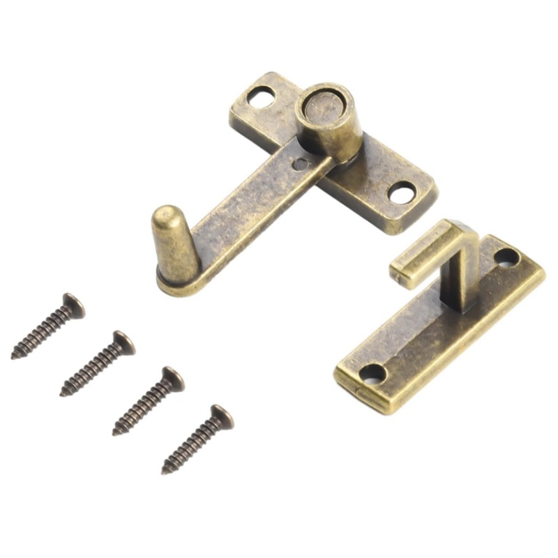 1 ชุด Bronze เลื่อนประตูหน้าต่ - Security Chain Door บทวิจารณ์และราคา